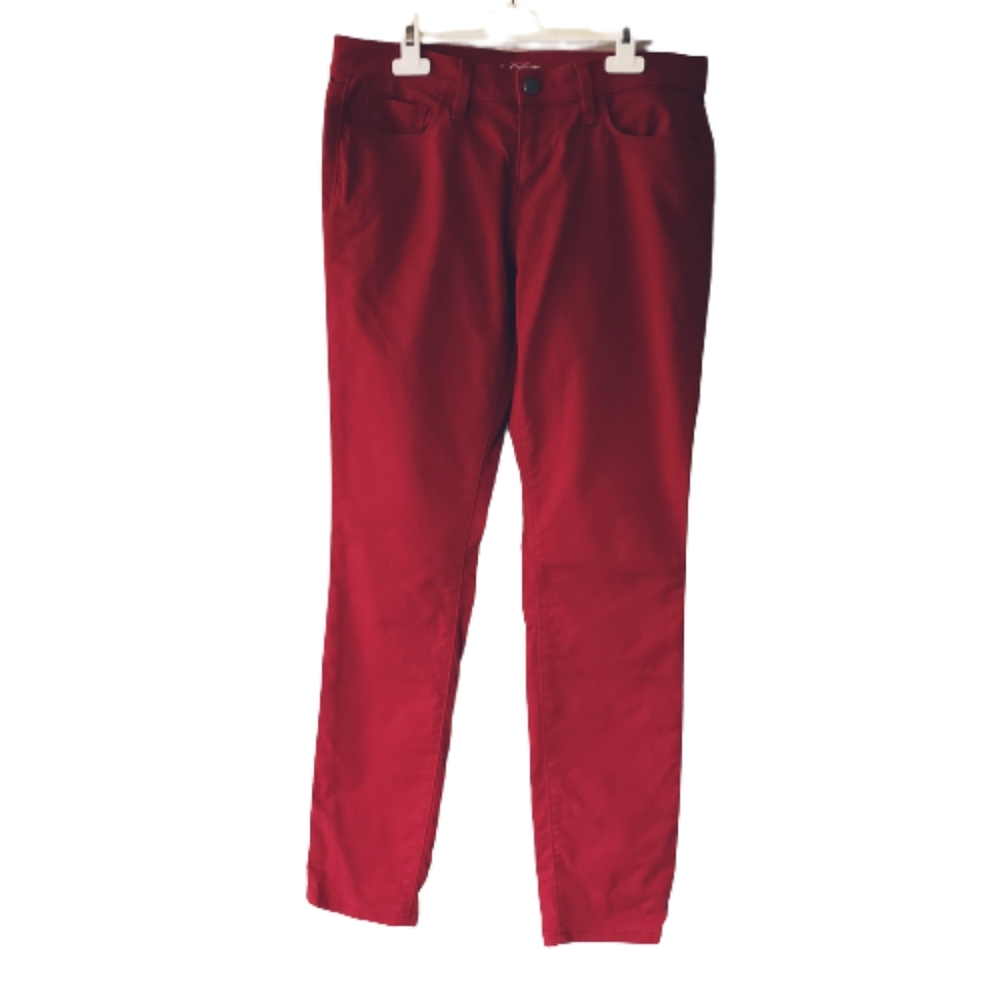 Loft red skinny jeans size 27